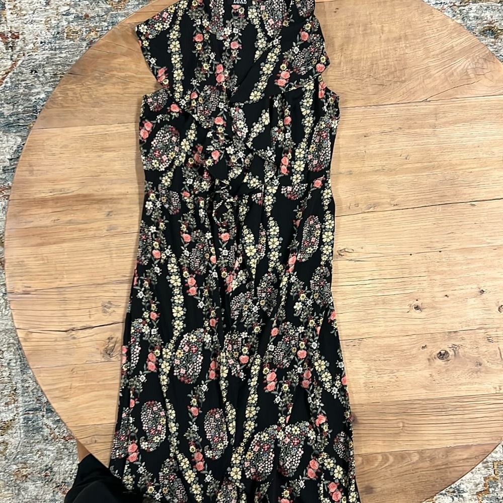 Women’s floral wrap dress
